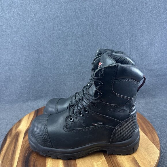 Red Wing 8" King Toe Men's Black Waterproof Rubber Toe Bumper 3512 Size 7D - Picture 5 of 11